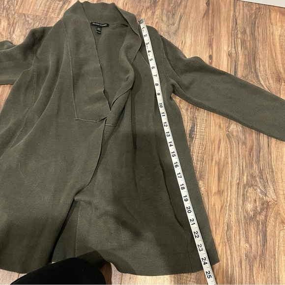 Eileen Fisher Silk & Organic Cotton Interlock Sweater Cardigan Jacket - Picture 8 of 11